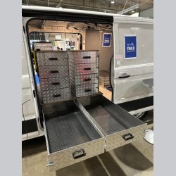 Inventar til varebiler i den tunge branche