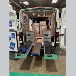 Inventar til varebiler i den tunge branche